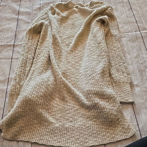 Cream Cable Knit Cardigan Sweater - Picture 4 of 4